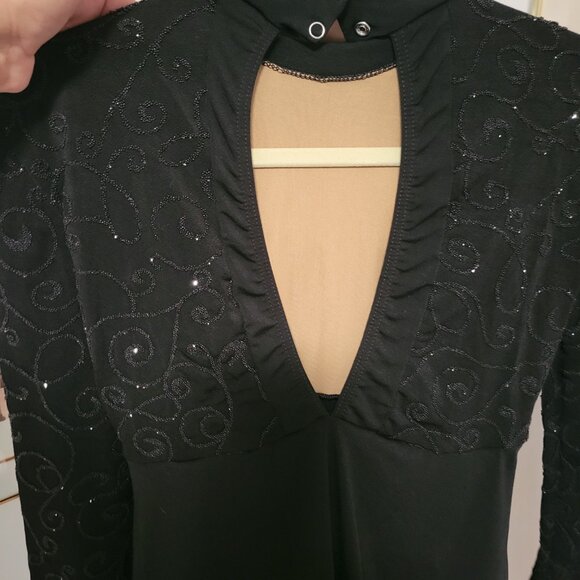 NWT Capezio Figure Skating Dress in Black Size medium - Picture 4 of 5